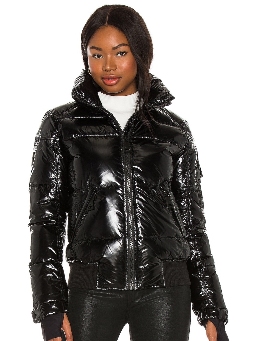 Freestyle Bomber Jacket by SAM, Black “Caviar”